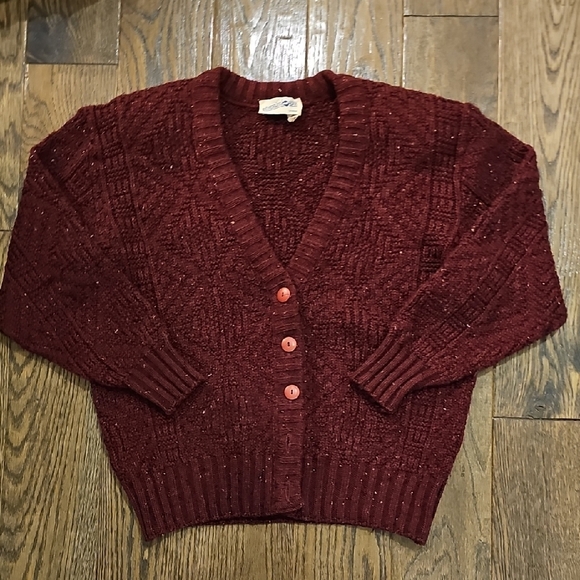 Women's Burgundy Sweater - Picture 1 of 8